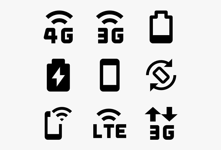 Lte Flat Icon, HD Png Download, Free Download