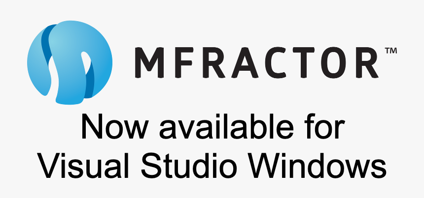 Mfractor For Visual Studio Windows Now Available - Windows 8, HD Png Download, Free Download