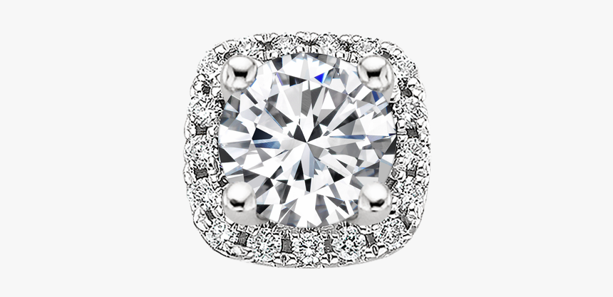 Diamond Bling Png - Vintage Halo Engagement Ring Setting, Transparent Png, Free Download