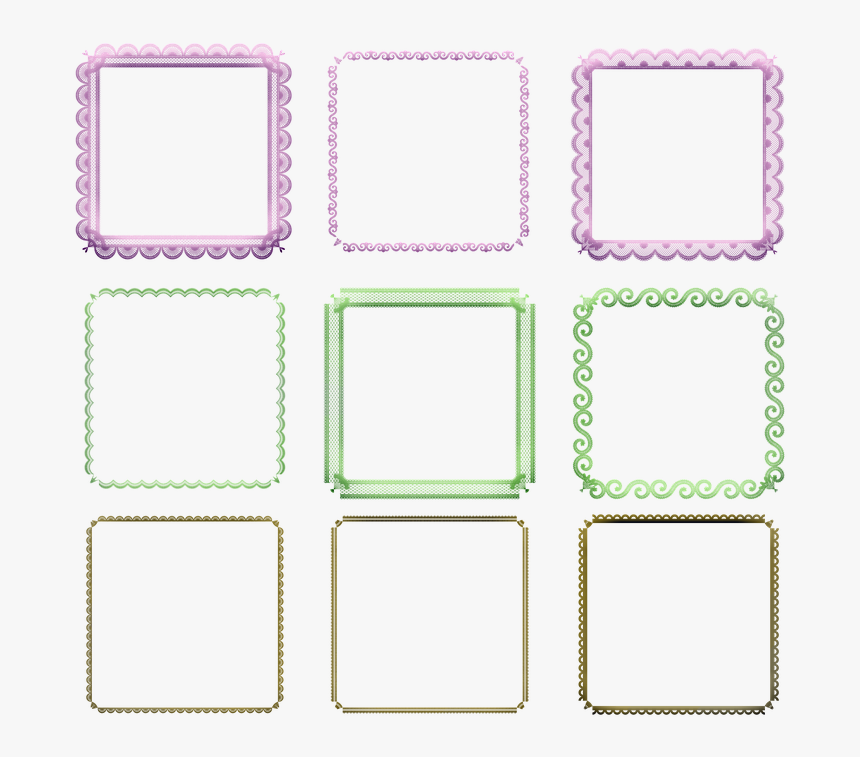 Lace Border Frame Png, Transparent Png, Free Download