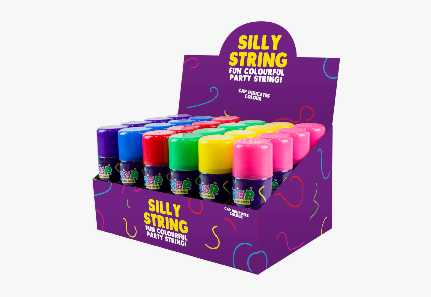 Party Silly String With Pdq - Educational Toy, HD Png Download, Free Download
