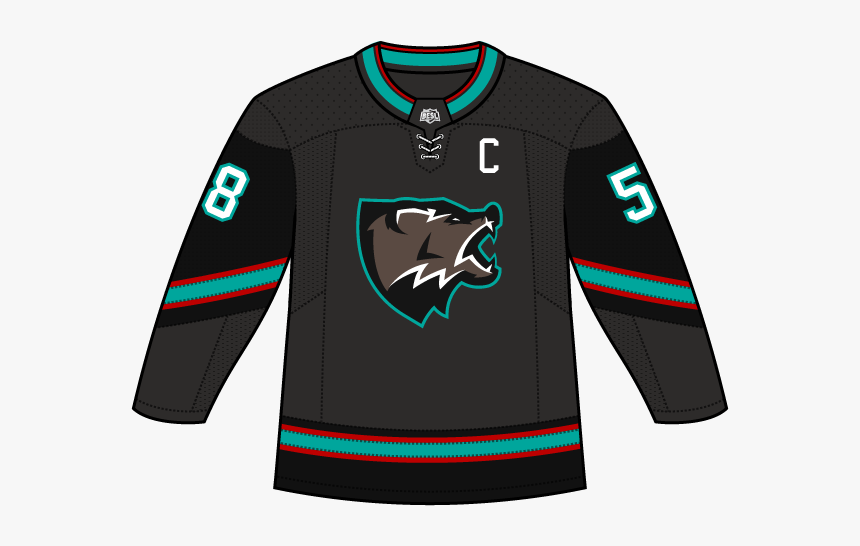 Vancouver Grizzlies Hockey Jersey, HD Png Download, Free Download