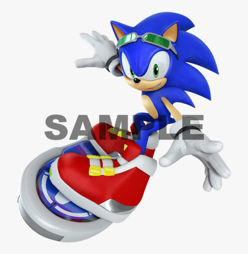 Sonic Rider T Shirt Iron On Transfer Decal - Free Riders Sonic, HD Png Download, Free Download