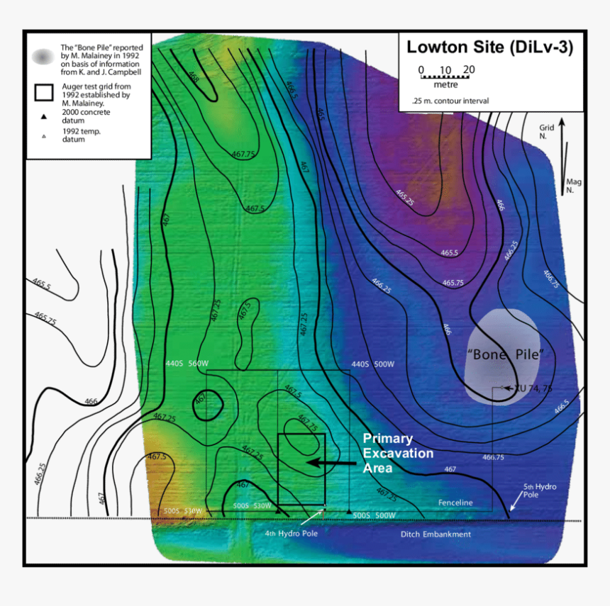 Digital Elevation Model Of The Lowton Site Derived - Atlas, HD Png Download, Free Download