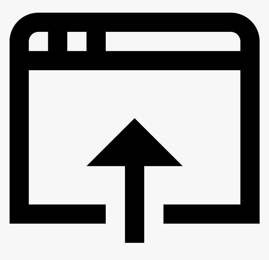 Open In Browser Icon - Traffic Sign, HD Png Download, Free Download