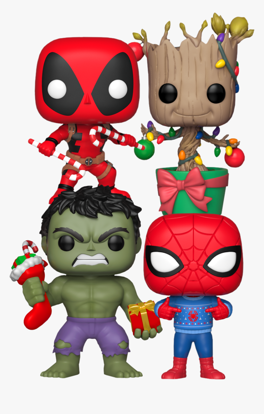 Holiday Funko Pop Vinyl Bundle - Marvel Holiday Pop Funko, HD Png Download, Free Download