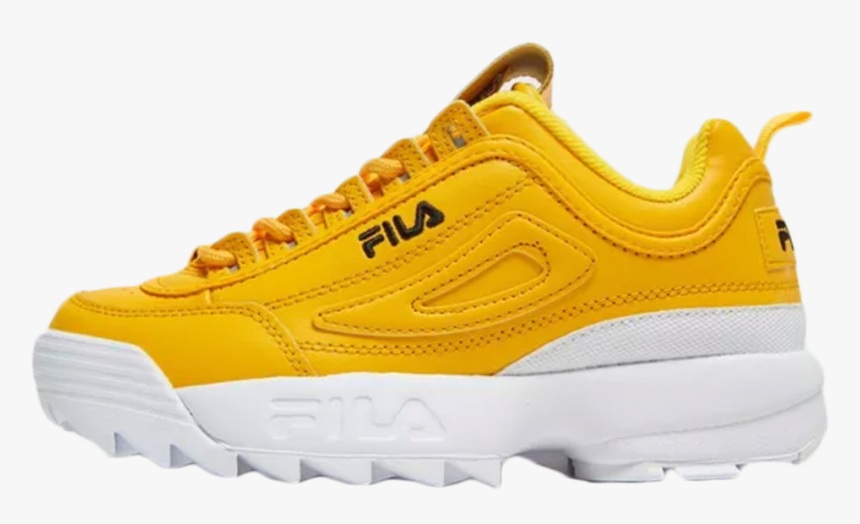 yellow fila shoes disruptor