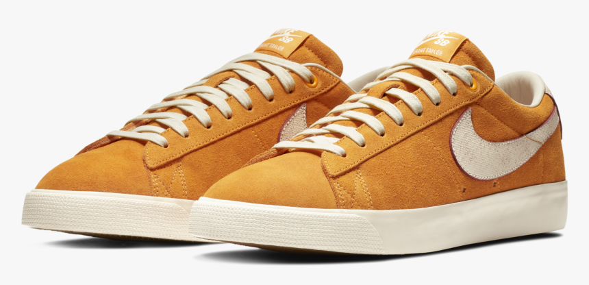 Nike Sb Blazer Low Gt Qs Circuit Orange/natural, HD Png Download, Free Download