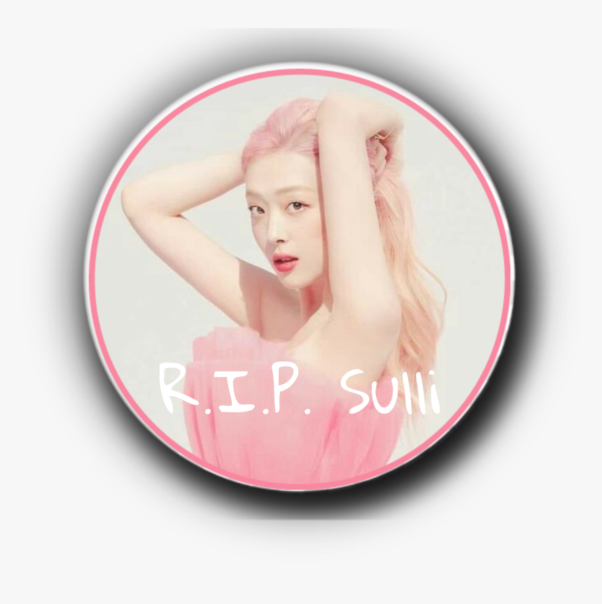 #sullifx #kpop #rip #sulli #pink - Sulli Pink Dress, HD Png Download, Free Download