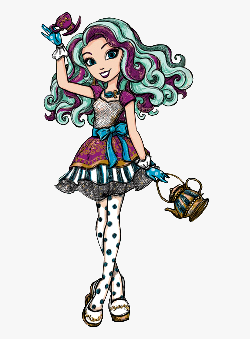 Ever After High Maddie Hatter Drawing, HD Png Download, Free Download