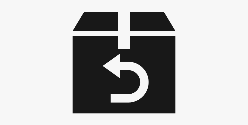 Easy Return Icon Black, HD Png Download, Free Download