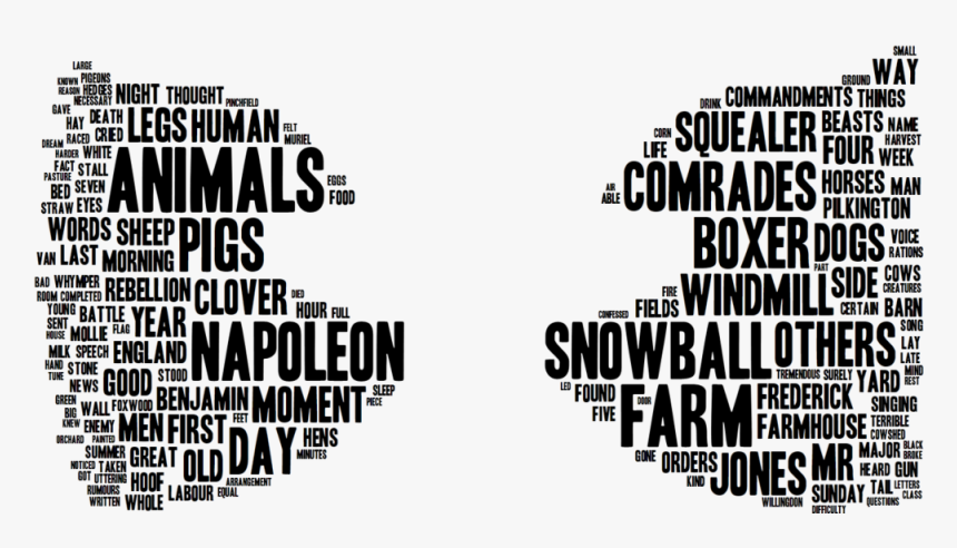 Black And White Animal Farm, HD Png Download, Free Download