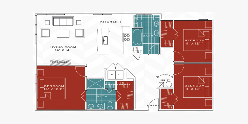 0 For The Falling Water Floor Plan - Floor Plan, HD Png Download, Free Download