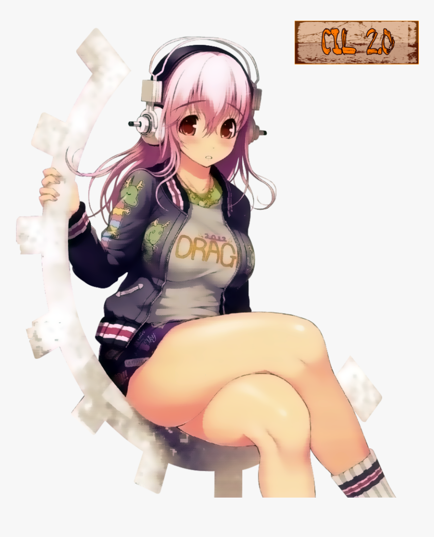 Super Sonico Illustrations, HD Png Download, Free Download