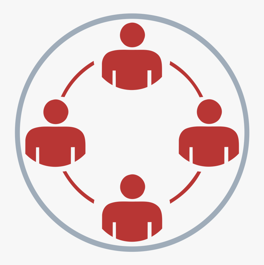 Group In Circle Red - Suppliers Icon Png, Transparent Png, Free Download