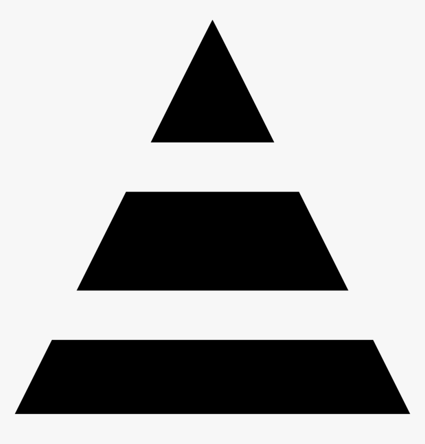 Financial Pyramid - Pyramid Icon Png, Transparent Png, Free Download