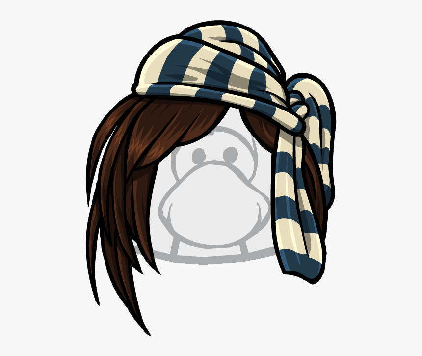 Image Striped Pirate Icon Id Png Club - Striped Pirate Bandana, Transparent Png, Free Download