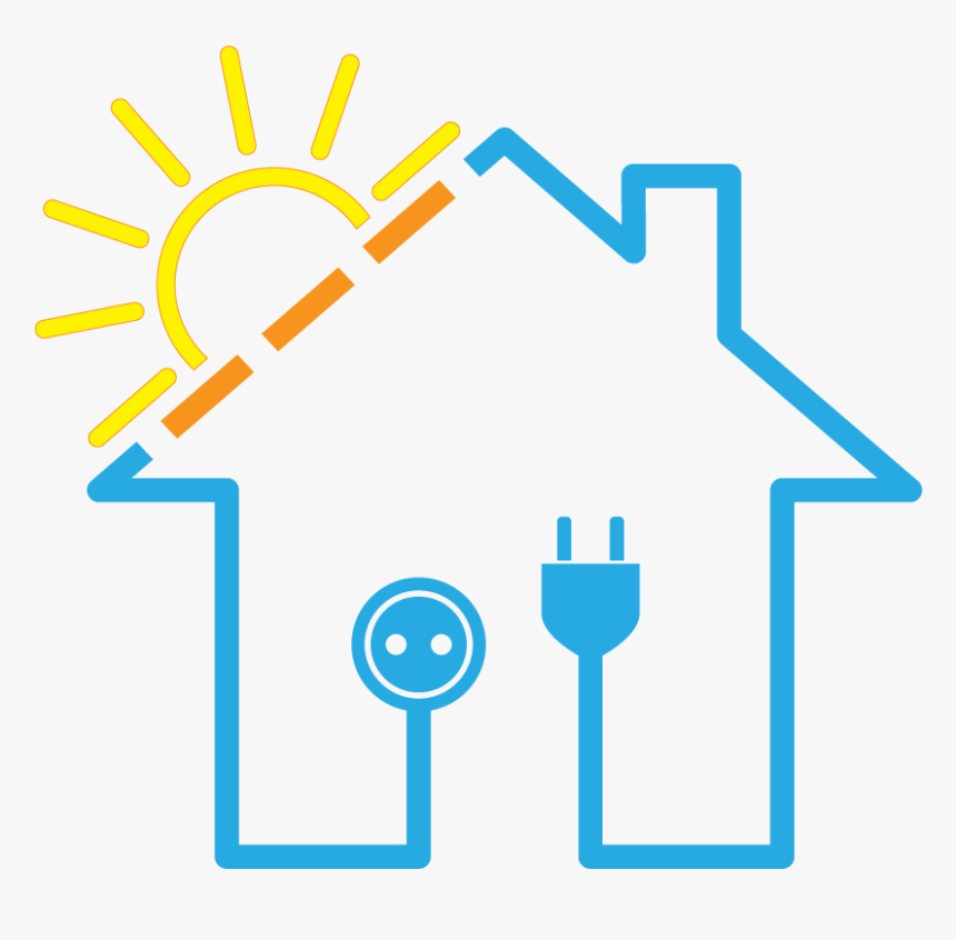 Solar Power System Transparent Background - Home Icon For Web Design, HD Png Download, Free Download