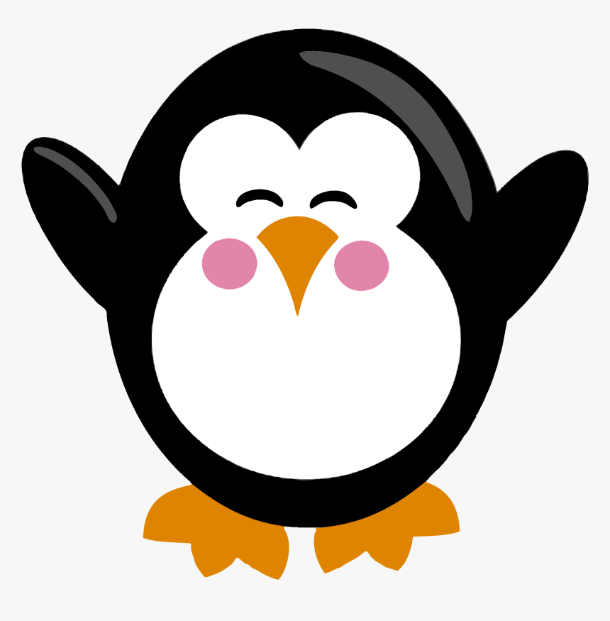 Photo By Daniellemoraesfalcao Minus - Penguin With Hand Up Clipart, HD Png Download, Free Download