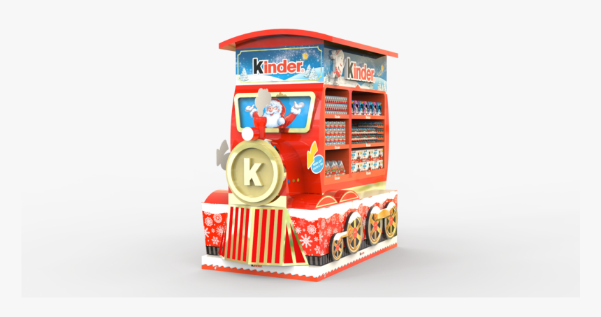 Kinder Surprise 2016 Xmas Interactive Train By Dustin - Cartoon, HD Png Download, Free Download
