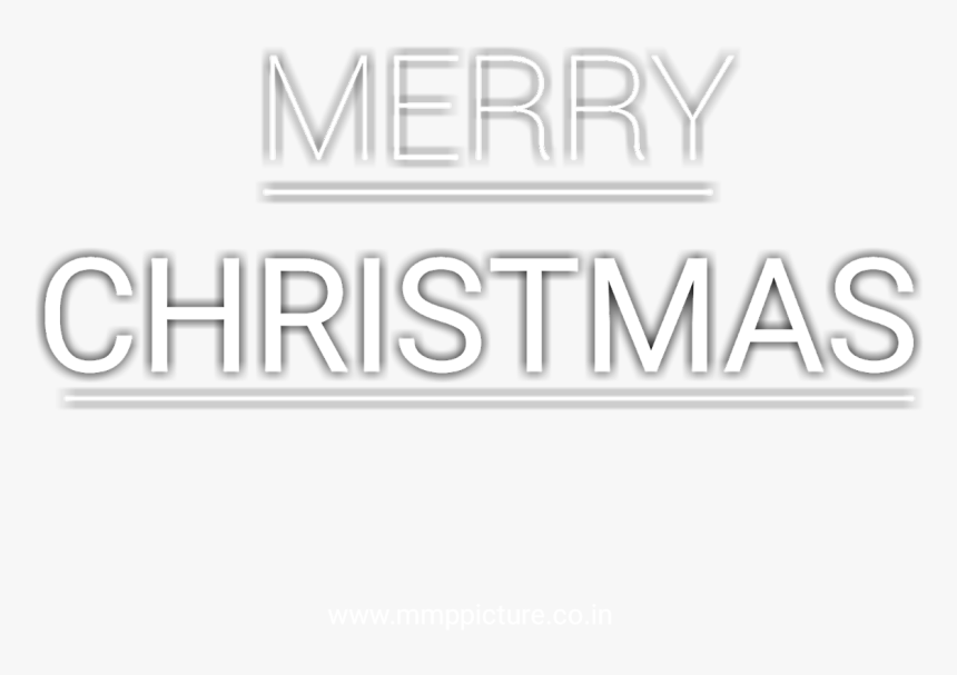 Merry Christmas Font Png - Calligraphy, Transparent Png, Free Download