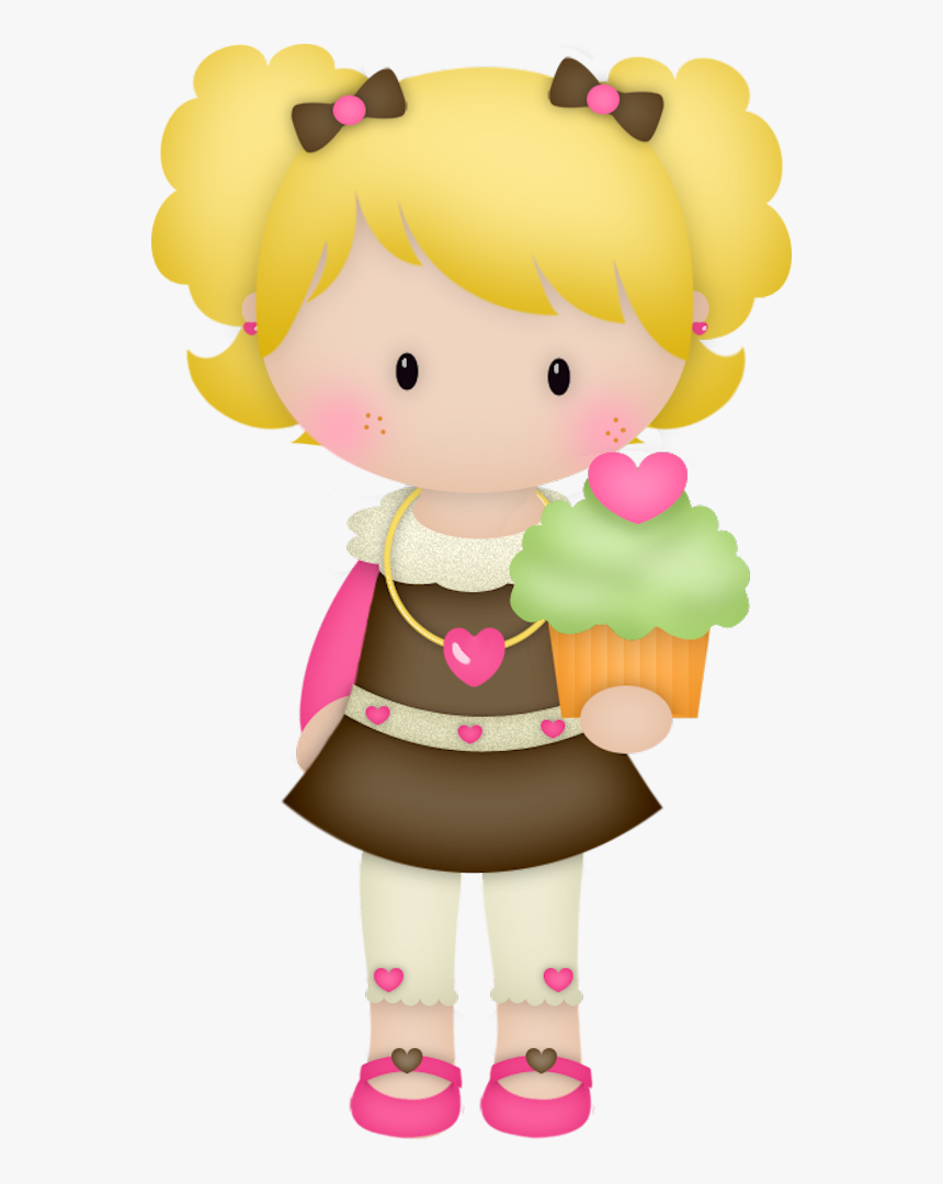 Transparent Jack And Jill Clipart - Cupcake Boneca Desenho, HD Png Download, Free Download