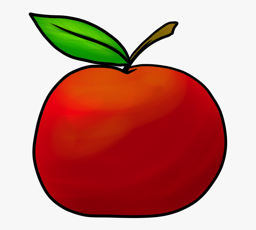 Apple, Red Apple, Drawing Apple, Apple Cartoon, HD Png Download, Free Download