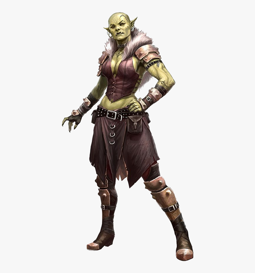 Dungeons And Dragons Female Orc, HD Png Download, Free Download