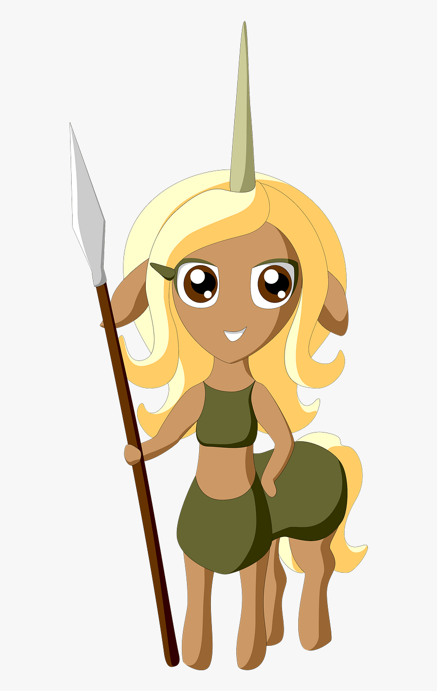 Centaur Warrior Clipart - Cartoon, HD Png Download, Free Download