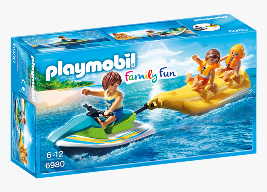 Playmobil Personal Watercraft With Banana Boat - Playmobil Banana, HD Png Download, Free Download