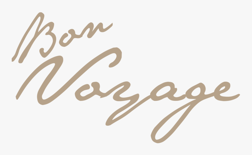 Bon Voyage Png - Bon Voyage En Png, Transparent Png, Free Download