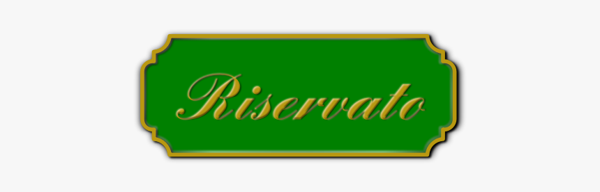 Vector Image Of Reserved Door Plate - Sign, HD Png Download, Free Download
