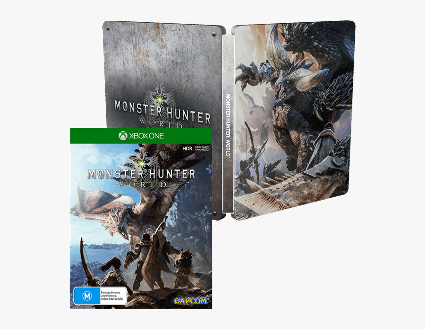 Monster Hunter World [xbox One Game] , Png Download - Monster Hunter World Pc Cd, Transparent Png, Free Download