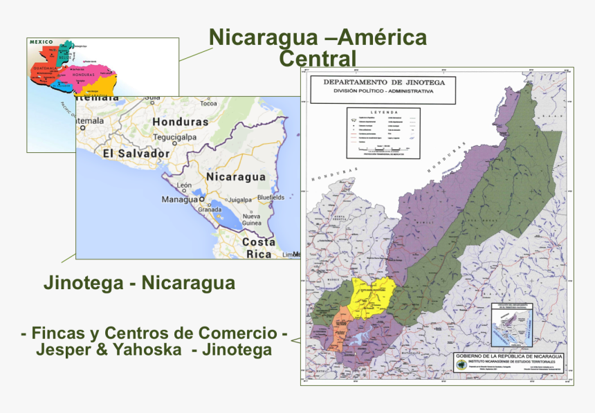 Mapa Politico De Jinotega , Png Download - Mapa Politico De Jinotega Nicaragua, Transparent Png, Free Download