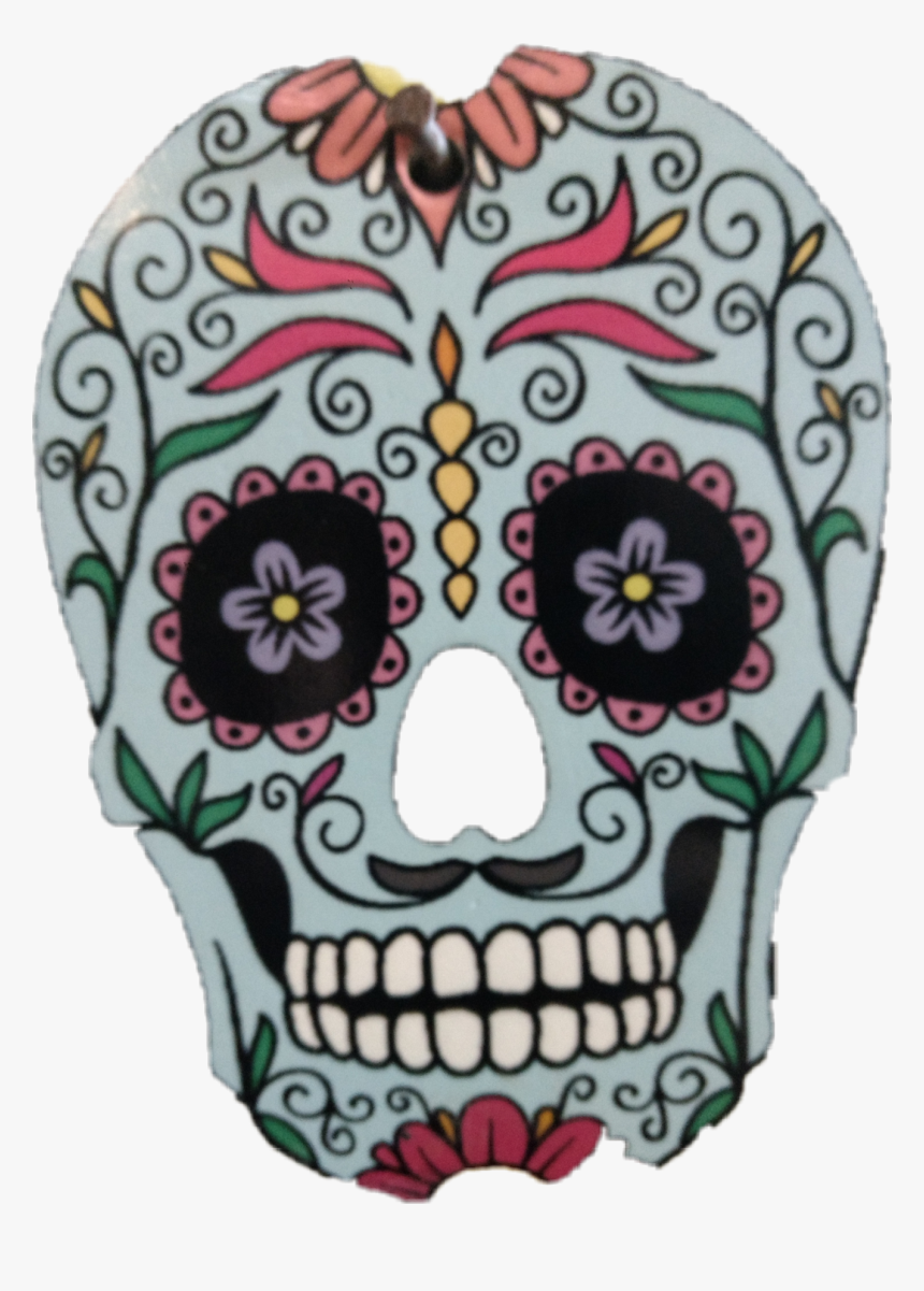 #skull #katrina #caveira #caveiramexicana - Santa Muerte Skull Tattoo, HD Png Download, Free Download
