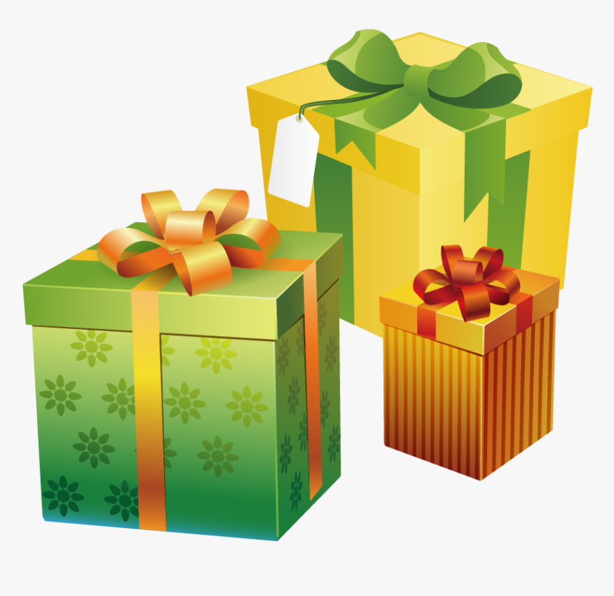 Christmas Gift Vector Png , Png Download - Gift Png Vector Free, Transparent Png, Free Download