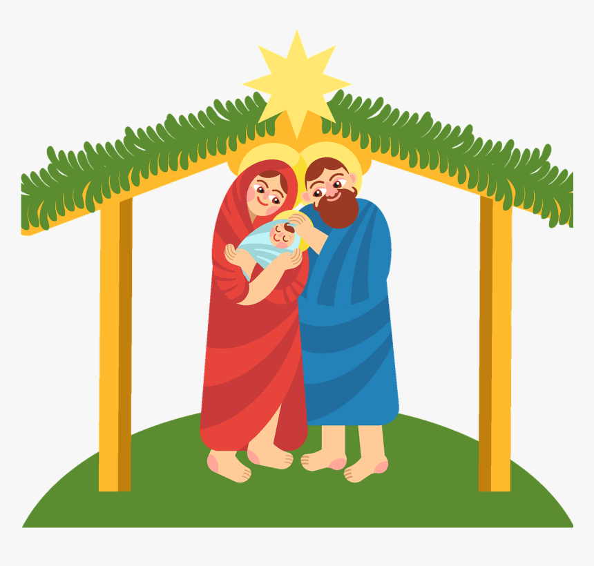 Christmas Nativity Clipart - Illustration, HD Png Download, Free Download