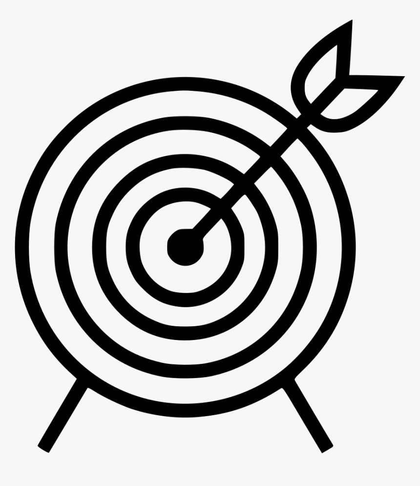 Target Black And White Clipart Hd Png Download Kindpng