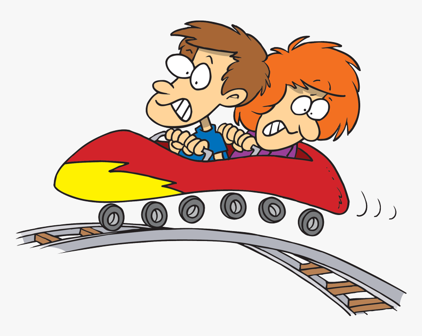 Cart Drawing Roller Coaster, Picture - Roller Coaster Car Clipart Png, Transparent Png, Free Download