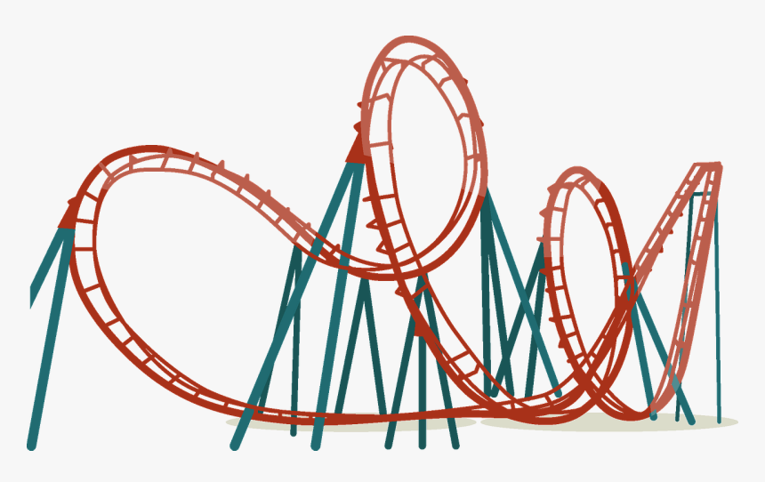 Roller Coaster Clipart - Rollercoaster Hump, HD Png Download, Free Download