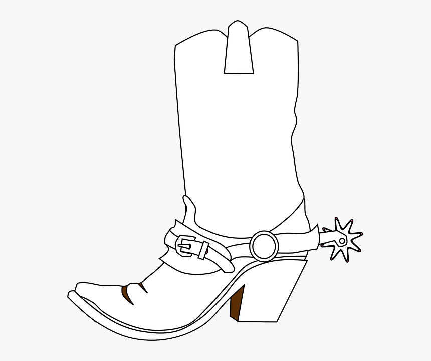 Clip Art Cowboy Boot, HD Png Download, Free Download