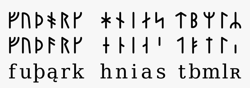 Younger Futhark Font, HD Png Download, Free Download