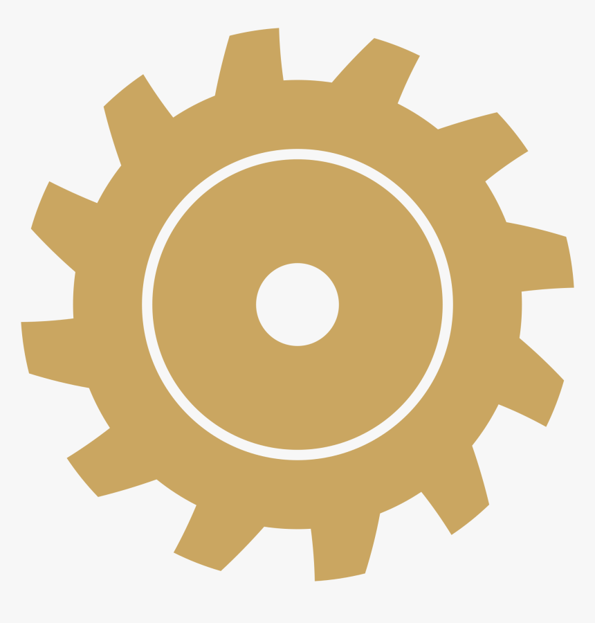 Gold Clipart Gears, Gold Gears Transparent Free For - Gear Shape Png, Png Download, Free Download