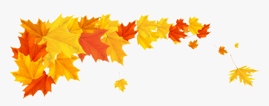 Autumn Leaves Border Png , Png Download - Fall Leaves Border Png, Transparent Png, Free Download