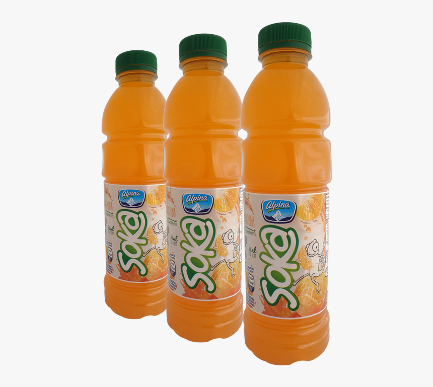 Combo Jugo Soka Mandarina X3 - Plastic Bottle, HD Png Download, Free Download