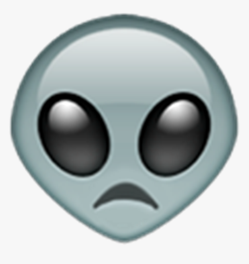 #alien #moustro #moster #sad #triste #emociones #emoji - Emoticon Extraterrestre, HD Png Download, Free Download