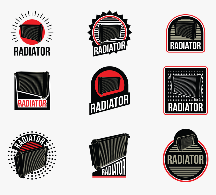 Radiator Vector Labels - Radiator Vector Logo, HD Png Download, Free Download
