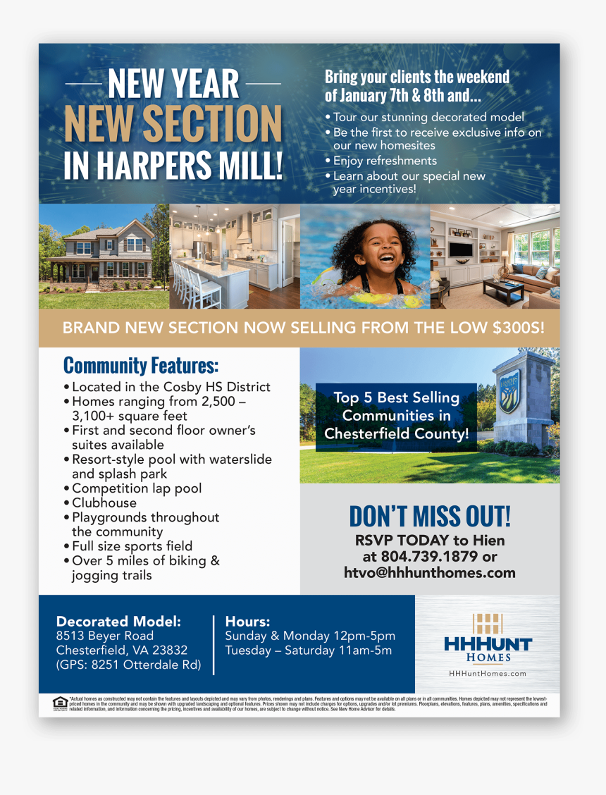 Hhhunt Homes Flyer Designs - Flyer, HD Png Download, Free Download