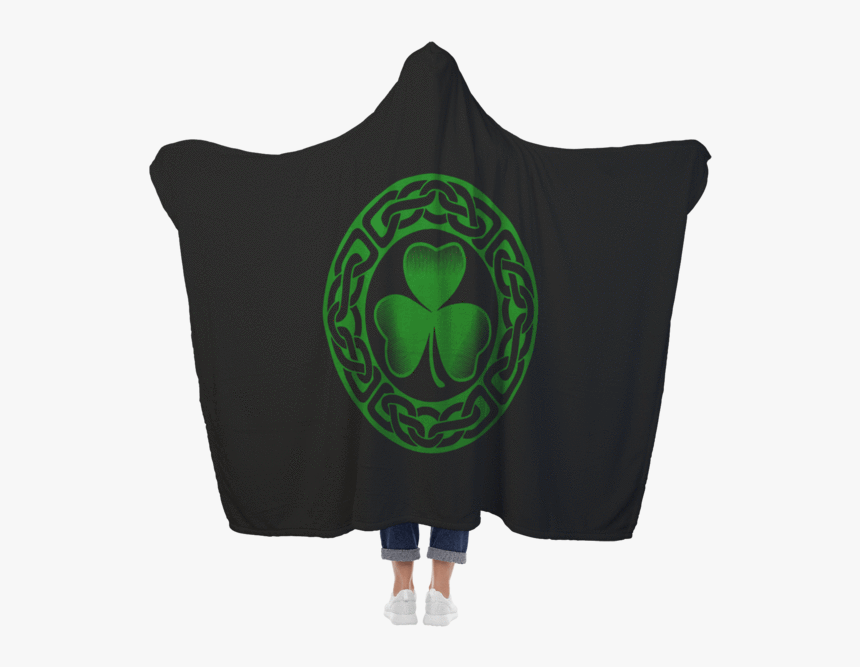 Irish Shamrock Hooded Blanket - Blanket, HD Png Download, Free Download