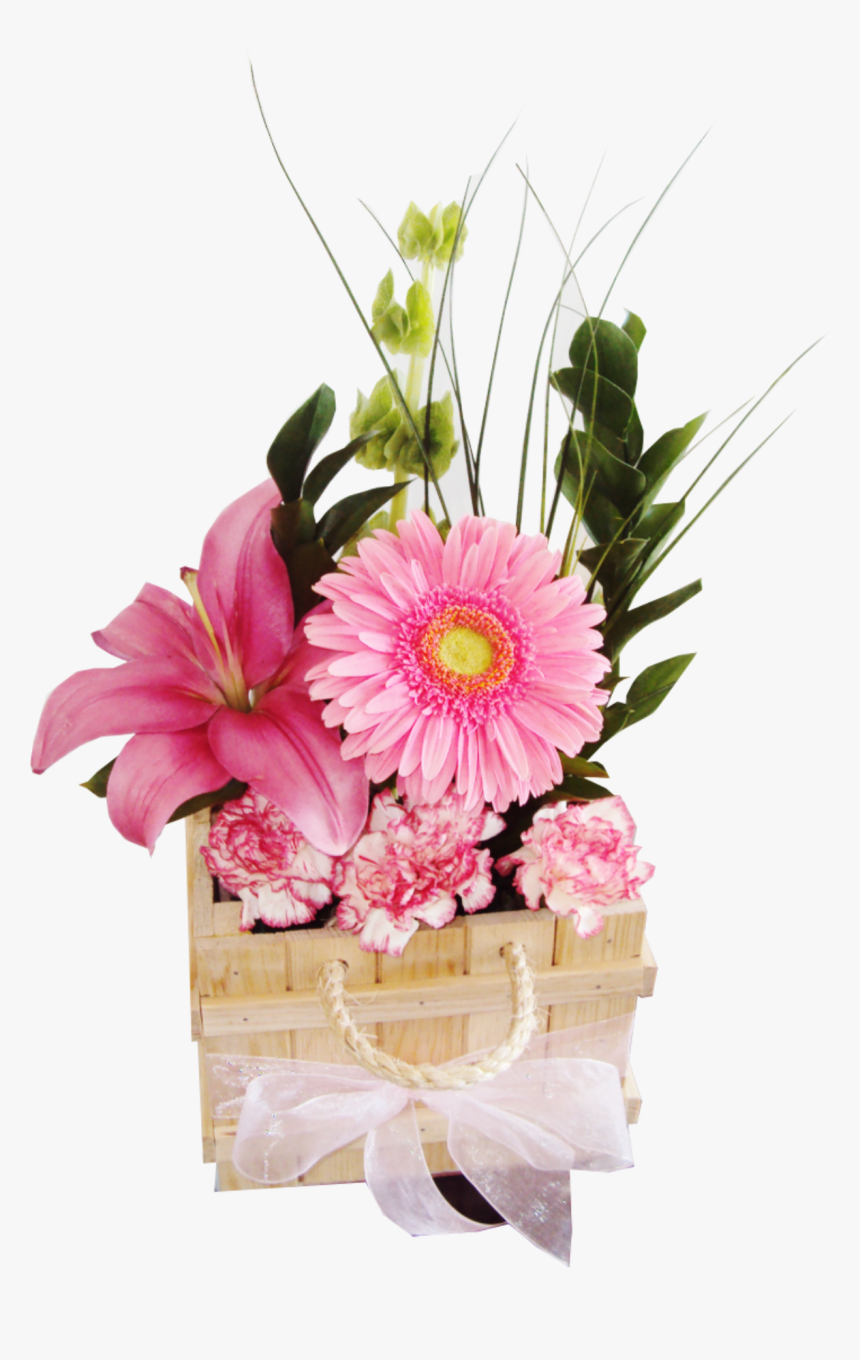 Arreglos Florales Con Gerberas Y Lilis, HD Png Download - kindpng